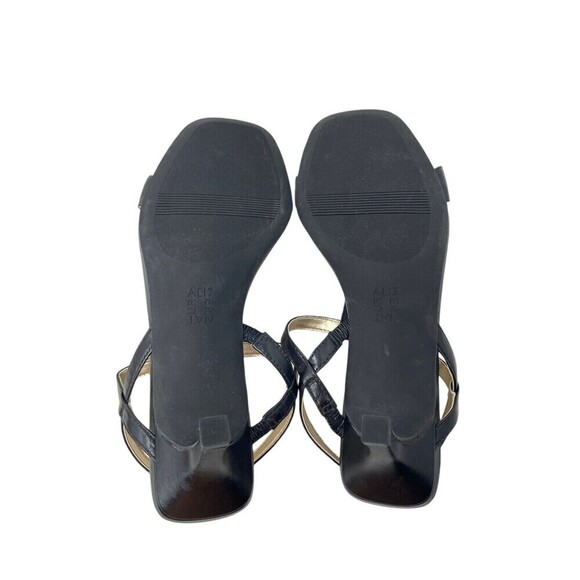 Naturalizer Heel Women's Size 10 M Black Leather Rhinestones 3" Heel Skylar - Picture 7 of 8